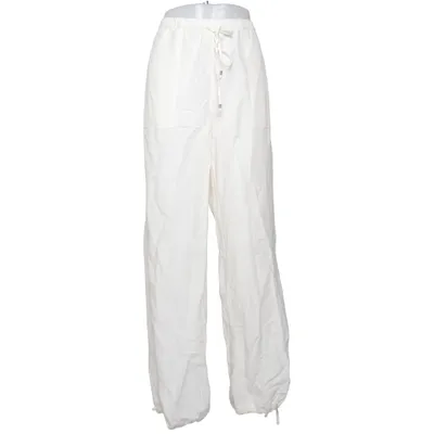 Pants (White) from H&M Premium Quality Viscose, Linen, Cotton