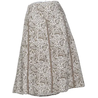 Skirt (Green, White) from Soya Cotton