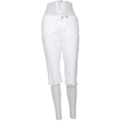 Three-quarter pants (White) from Seven7 Cotton, Elastane