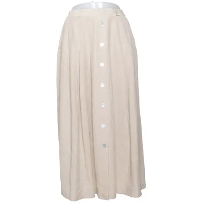 Nederdel (Beige) fra Ted Nicol Polyester, Viscose