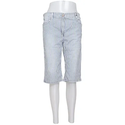 Dreiviertelhose (Blau, Weiß) von Zerres Jeans Baumwolle, Elasthan