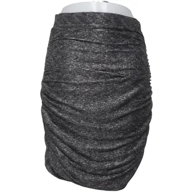 Skirt (Gray) from Soaked in Luxury Metallic fiber, Polyester