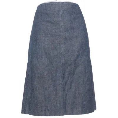 Denim skirt (Blue) from A.P.C. Cotton, Linen