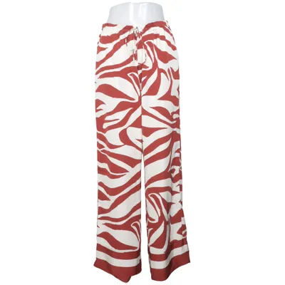 Palazzo broek (Wit, Bruin, Meerkleurig) van H&M Polyester