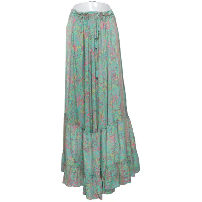 Maxi nederdel (Grøn, Pink, Gul) fra Boho Style Silke, Viscose