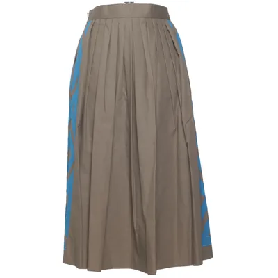 Kjol (Beige, Blå, Flerfärgad) från Alexander Acetat, Bomull