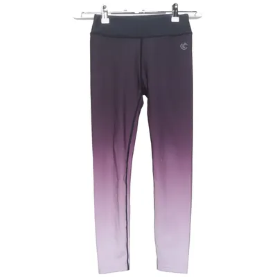 Träningstights (Svart, Lila) från Iconic Elastan, Polyester