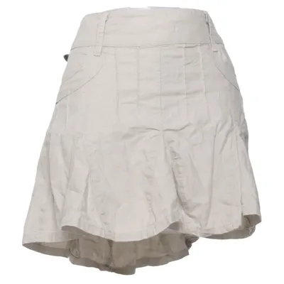 Nederdel (Beige) fra VILA Clothes Bomuld, Linned