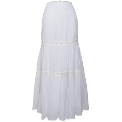Jupe longue (Blanc) de Replay Coton