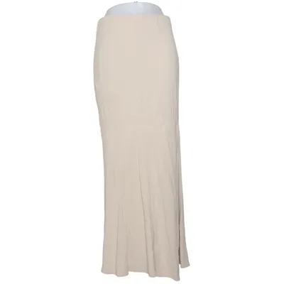 Långkjol (Beige) från Zorbe Viskos, Ull