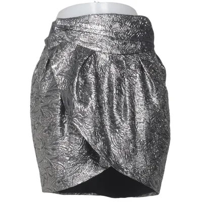 Rok (Zilver, Zwart) van Isabel Marant pour H&M Zijde, Wol