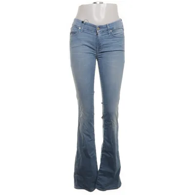 Spijkerbroek (Blauw) van 7 for All Mankind Katoen, Elastaan