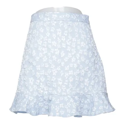 Jupe portefeuille (Bleu) de Pieces Polyester