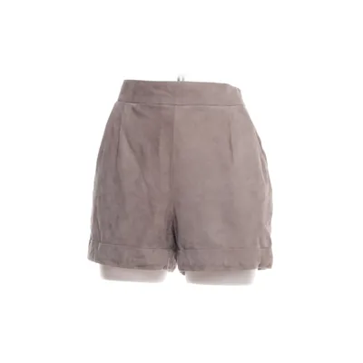 Lædershorts (Grå) fra Mango Læder, Polyester