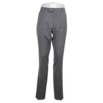 Kostuumbroek (Grijs) van Bläck Polyester, Wol