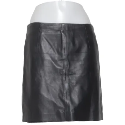 Jupe en cuir (Noir) de Molltan Cuir, Polyester