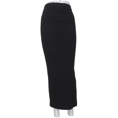 Ventenederdel (Sort) fra H&M Mama Elastan, Polyester, Viscose