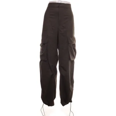 Cargo pants (Green) from Zara Polyester, Wool, Elastane