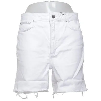Jeans Shorts (Weiß) von UNQE DENM Baumwolle, Elasthan