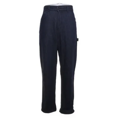 Jeans (Blå) från Uniqlo Bomull, Linne, Polyester