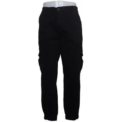 Cargo pants (Black) from Dan Fox Apparel Cotton, Elastane