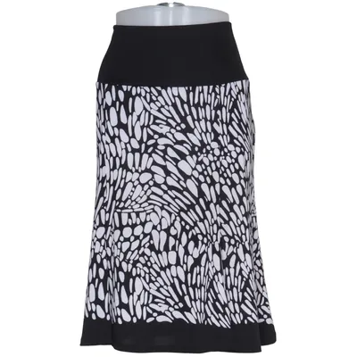 Jupe (Noir, Blanc, Multicolore) de O.Ha Élasthane, Polyester