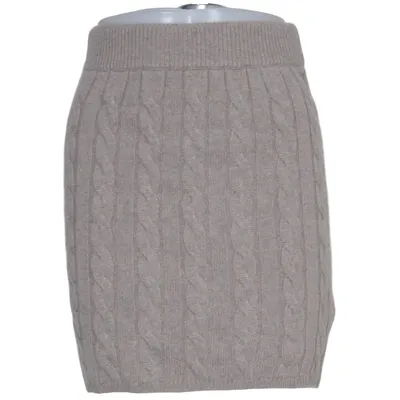 Skirt (Gray) from Soft Goat Cashmere
