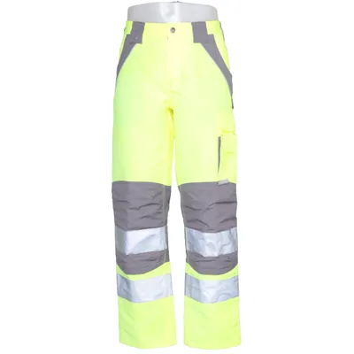 Work pants (Yellow, Gray) from Planam Cotton, Polyester
