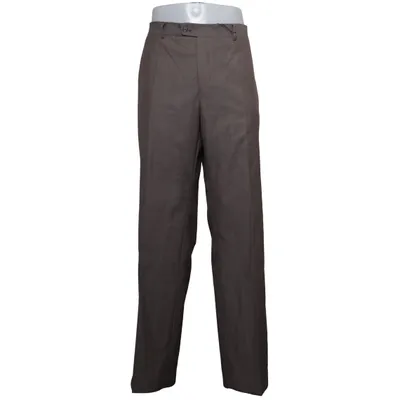 Kostuumbroek (Bruin) van Men Plus Polyester, Wol