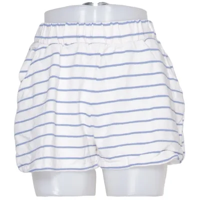 Shorts (White, Blue) from Mango Cotton, Polyester