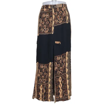 Jupe longue (Noir, Multicolore) de Lauren Vidal Viscose