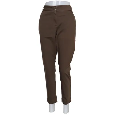 Chinos (Bruin) van Isay Katoen, Elastaan, Polyester