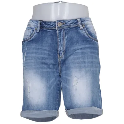 Short en jean (Bleu) de SD Coton, Élasthane, Polyester