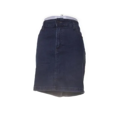 Jeansnederdel (Blå) fra Lee Bomuld, Polyester, Elastan