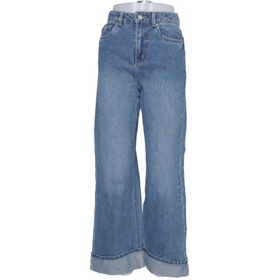 Jeans (VMKATHY HR WIDE FOLD UP JEANS) från Vero Moda Denim Bomull, Polyester
