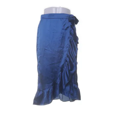 Wikkelrok (Blauw) van Kaffe Polyester, Elastaan