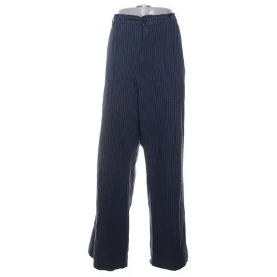 Pantalon patte d'éléphant (Bleu, Blanc) de Dedicated Coton