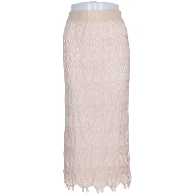 Långkjol (AGNESE SKIRT) från Suzanne Nilsson Elastan, Metallfiber, Polyamid, Polyester