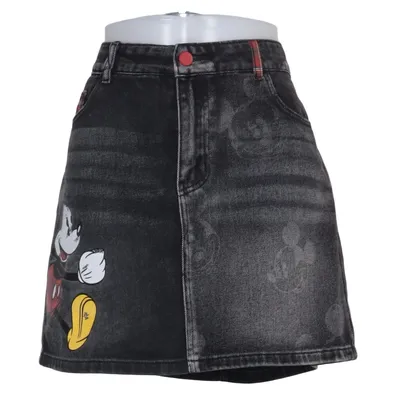 Jupe en jean (Noir, Multicolore) de Desigual Coton, Polyester, Viscose