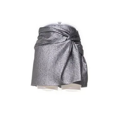 Nederdel (Sølv) fra Zara Metallfiber, Polyester