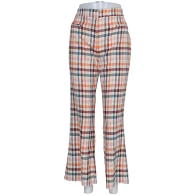 Broek (Beige, Meerkleurig) van Sfera Collection Elastaan, Linnen, Polyester