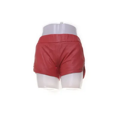 Leather shorts (Red) from Moss Copenhagen Cotton, Leather, Polyester