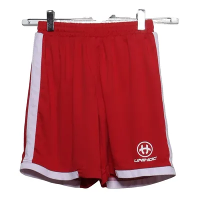 Short de sport (Rouge, Blanc) de Unihoc Polyester