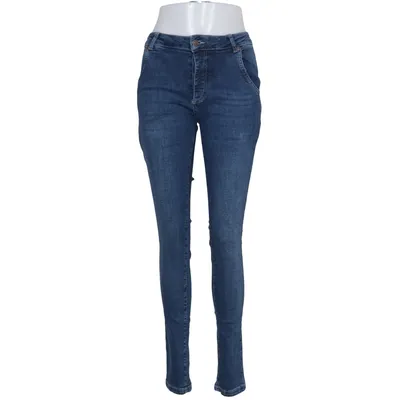 Jeans (Blue) from SikSilk Cotton, Elastane