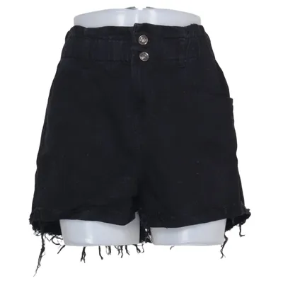 Denim shorts (Zwart) van Zara Denim Katoen
