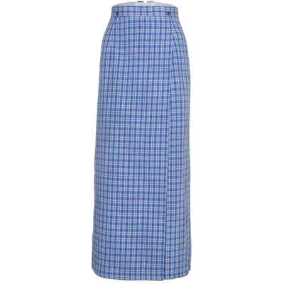 Långkjol (Blå, Vit) från Collection by Lindex