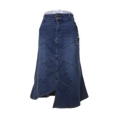 Denim skirt (Blue) from Reflex Cotton, Elastane