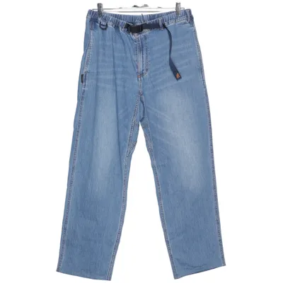 Jeans (Gramicci x Beams (Köpta i Japan). Cordura denim pants. Det s.k. "slitaget" är så de ser ut när de kommer nya från affären (sök på nätet så hittar du dem)) från Gramicci Bomull, Polyamid, Polyuretan