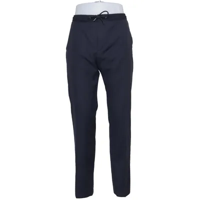 Pants (Black) from Hugo Boss Viscose, Wool