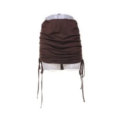 Rok (Bruin) van Night Addict Elastaan, Polyester
